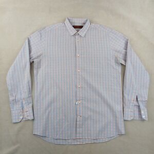 Gemelli 16‎ Medium Mens Shirt Office Casual Italy 22x29 Long Sleeve Button Up